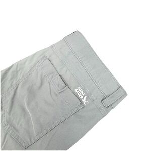 Eddie Bauer Mens Rainier Tech Shorts Size 34 Hiking Elastic Waist Zip Pocket